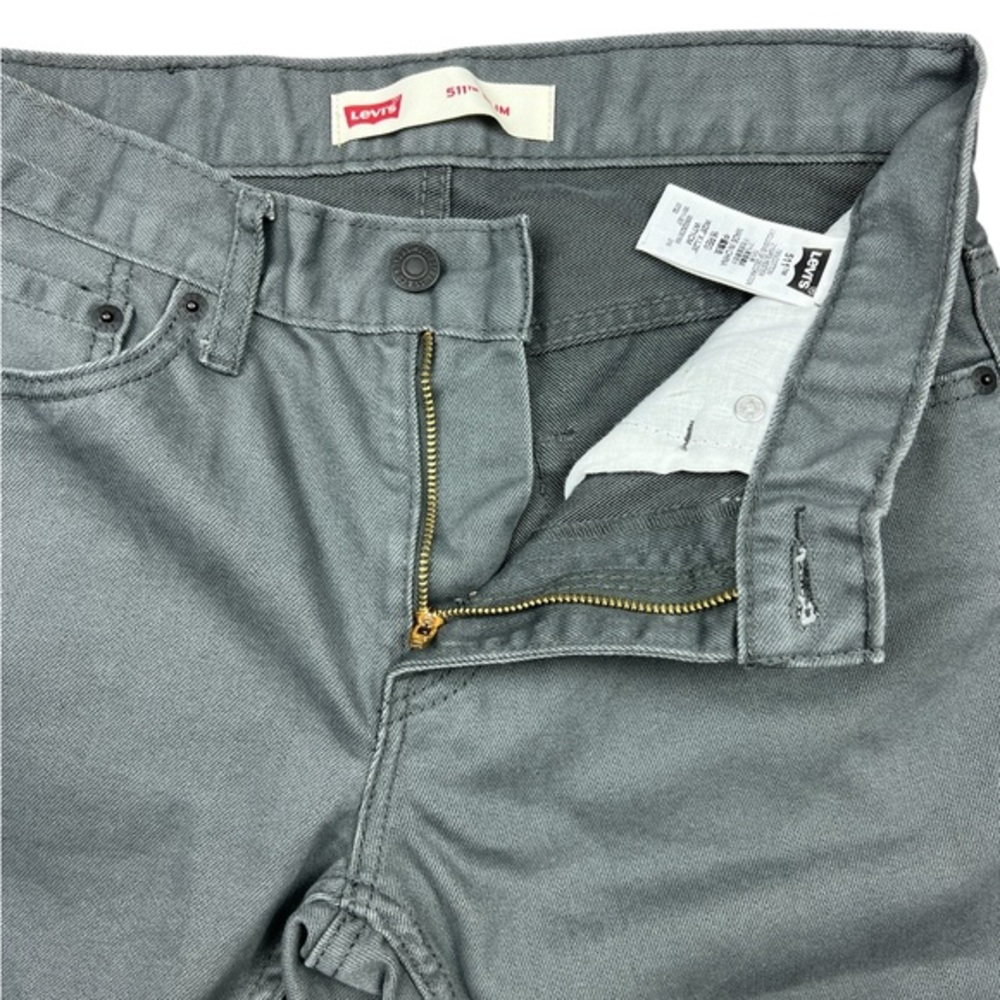 Levi's 511 Slim Jeans Boys Size 16R 28x28‎ Dark Gray Denim Excellent! - Picture 3 of 14